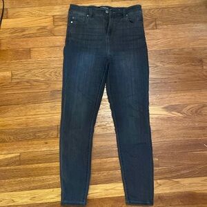 High rise skinny jeans